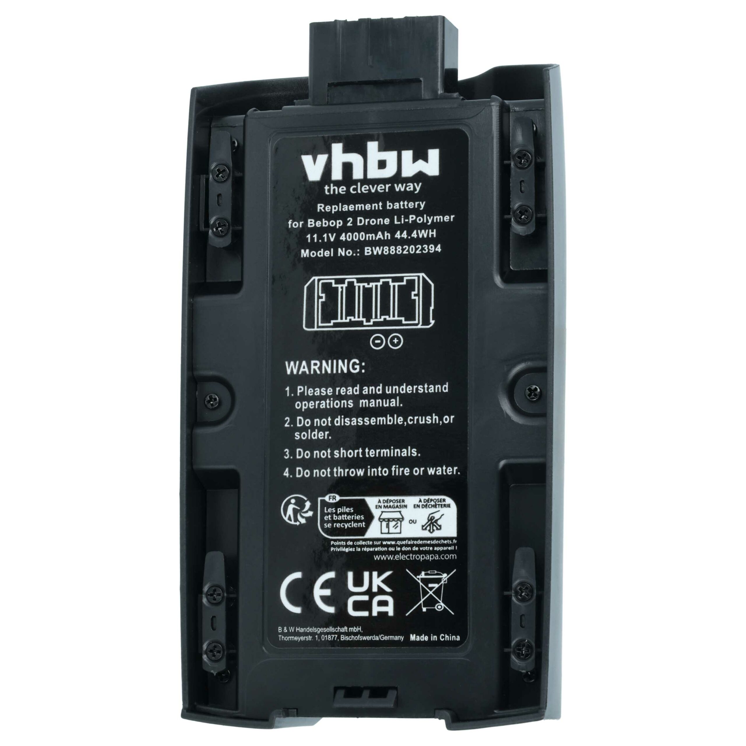 Bateria vhbw para Parrot 1416366, 1413006 - 4000 mAh 11.1 V Li-polímero - Image 3