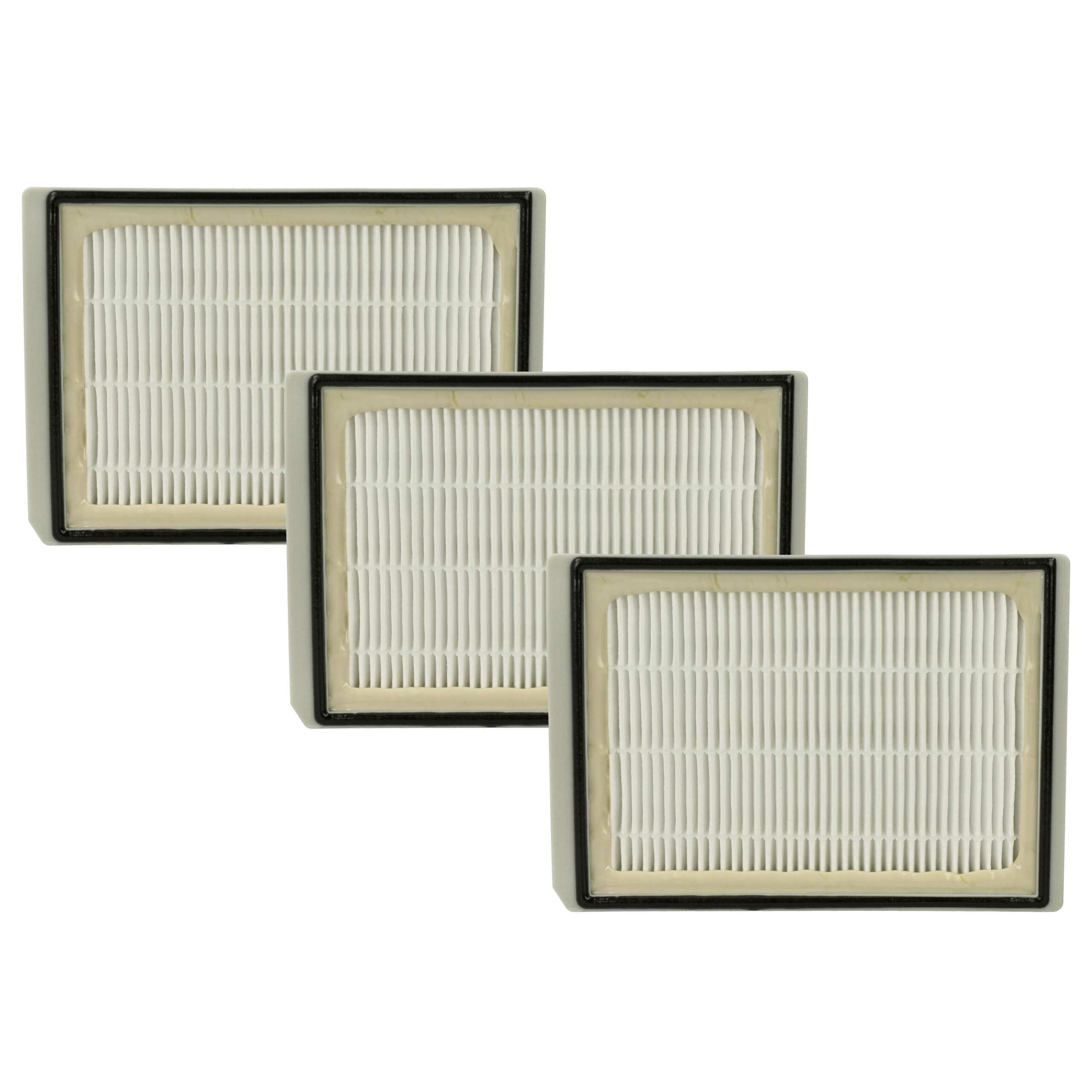 3x Filtro de Reposição vhbw compatível com Bosch BSB, BS55, BSD, BSG e outros modelos