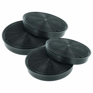 4x Filtro de Carvão Ativado de Substituição para AEG AS-AZKF080, Zanussi e Compatíveis - vhbw