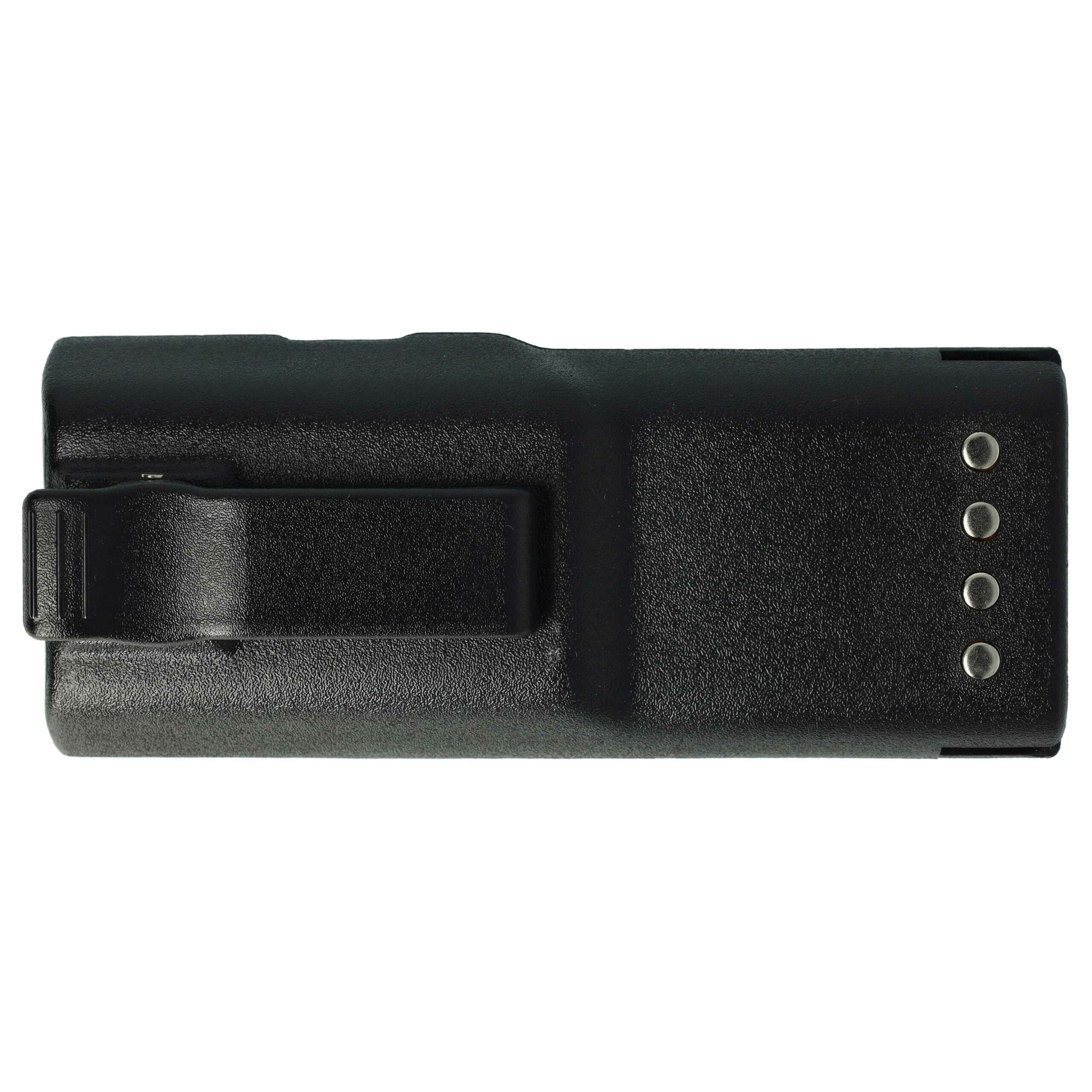 5x Bateria para Rádio Motorola HNN8133C, HNN9628A, HNN8308A - 1500 mAh 7.5 V NiMH + Clip de Cintura vhbw - Image 4
