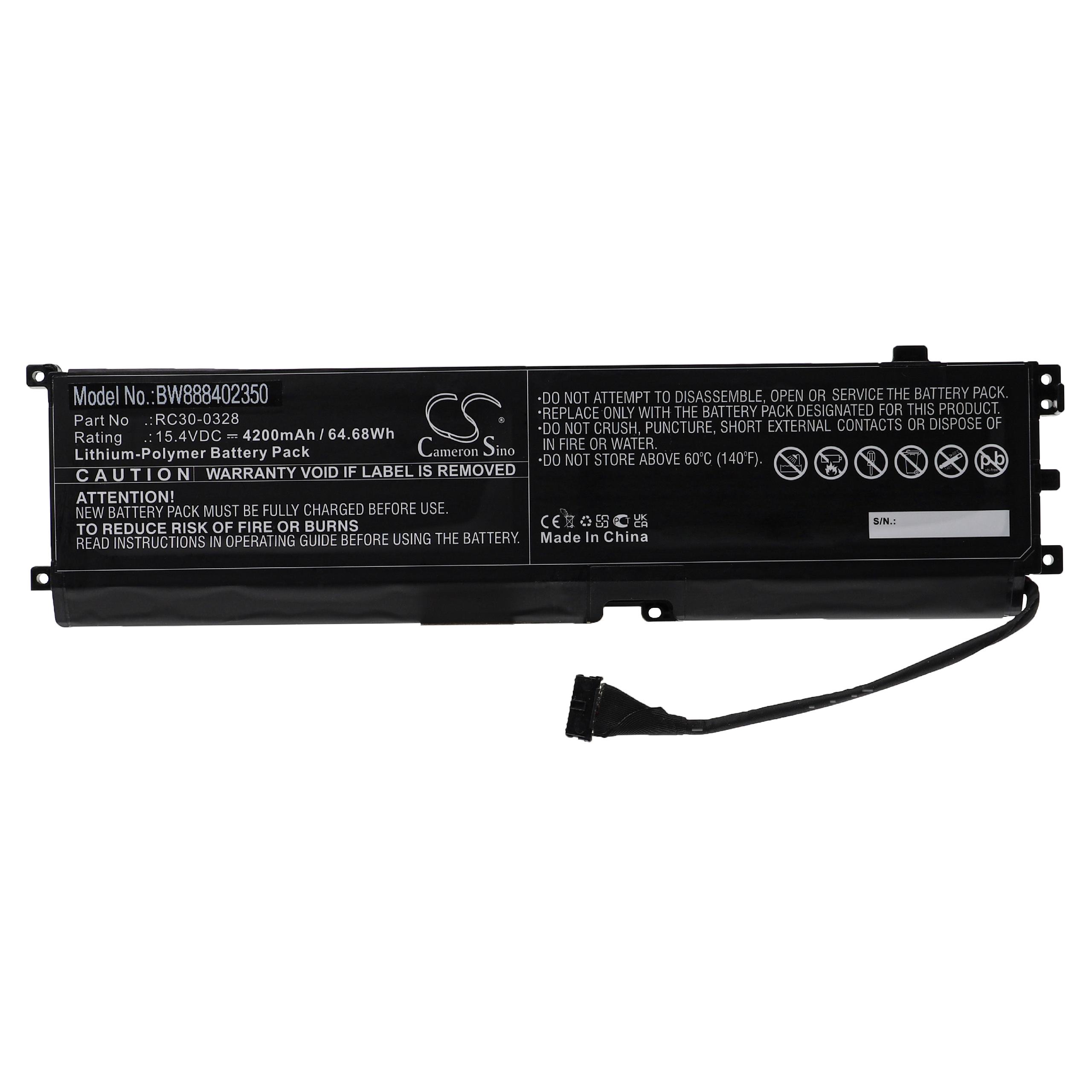 Bateria vhbw para Razer RC30-0328 - 4200 mAh 15.4 V Li-polímero
