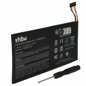 Bateria vhbw para Tablets Asus e Google - 4300 mAh 3.7 V Li-polímero