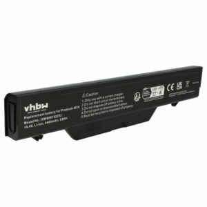Bateria para Portátil HP vhbw - 4400 mAh 14.4V Li-Ion (HSTNN-I60C-5, 513130-321, 535808-001)