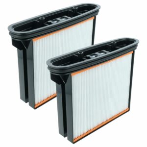 2x Filtro plissado plano substitui Bosch 1609203C34 para Aspirador Bosch