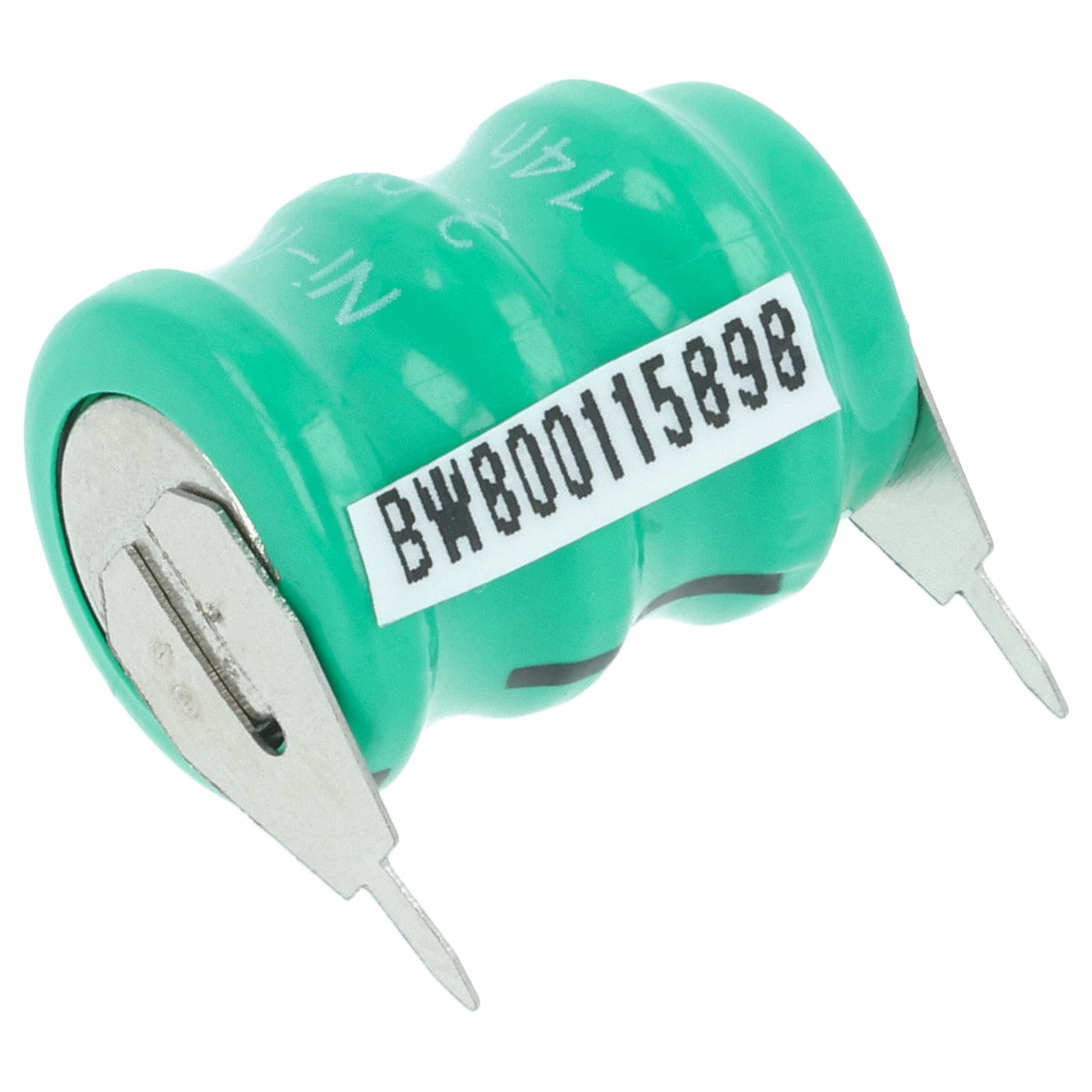 Bateria Recarregável V40H 40 mAh 3.6V NiMH 2 Pinos vhbw