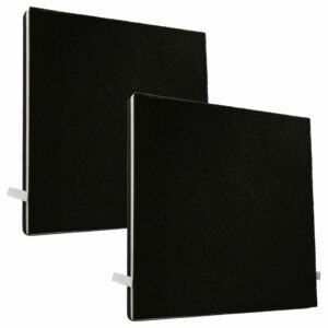 2x Filtros de Substituição para 10029862 - HEPA + Carvão Ativado vhbw