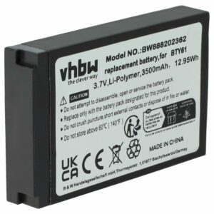 Bateria vhbw Newland BTY61 - 3800mAh, 3.7V, Li-polímero