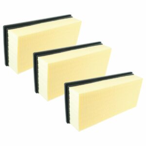 3 Filtros Plissados vhbw para Aspiradores Kärcher 6.907-276.0