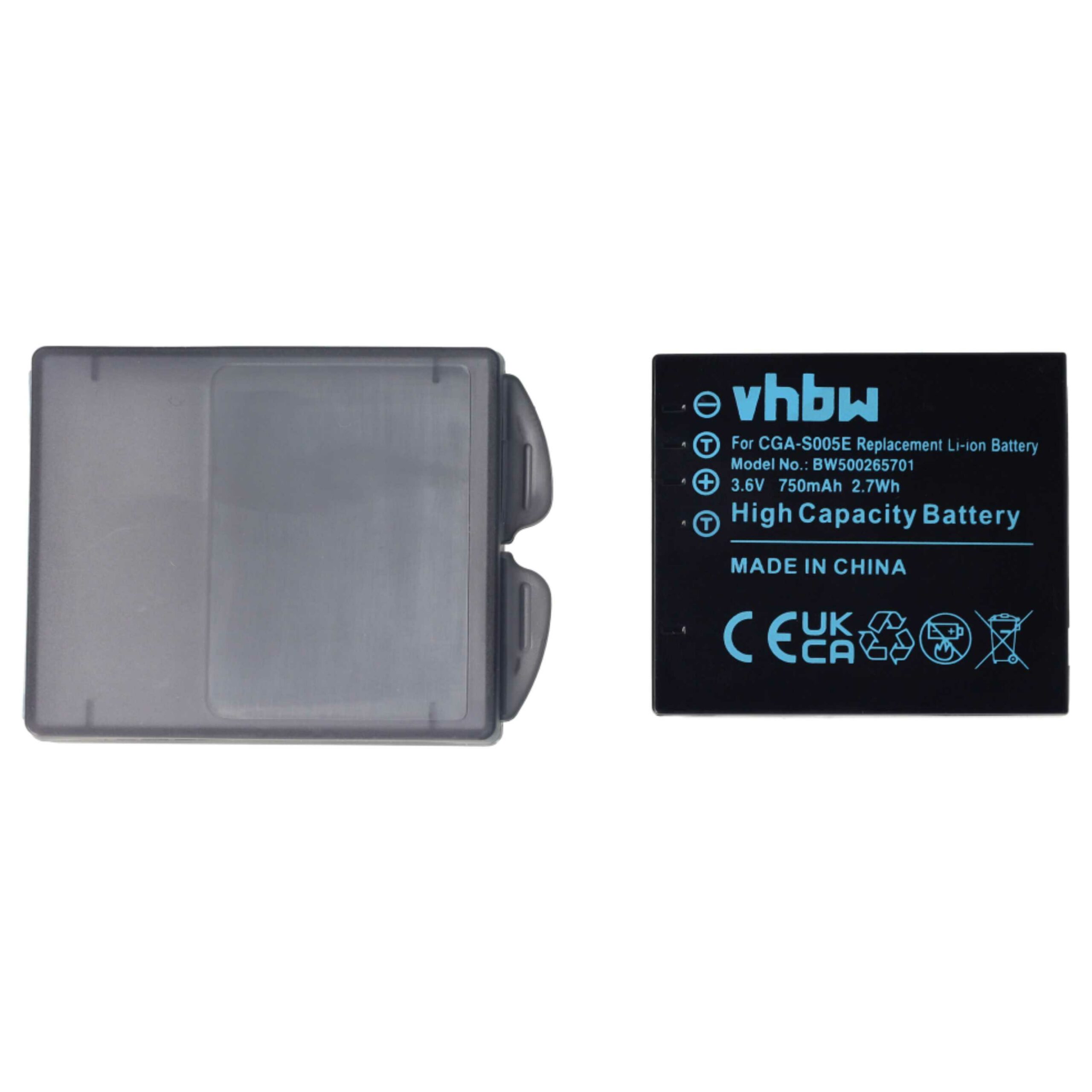2x Bateria compatível Fuji NP-70 - 750mAh, 3.6V, Li-Ion vhbw - Image 3