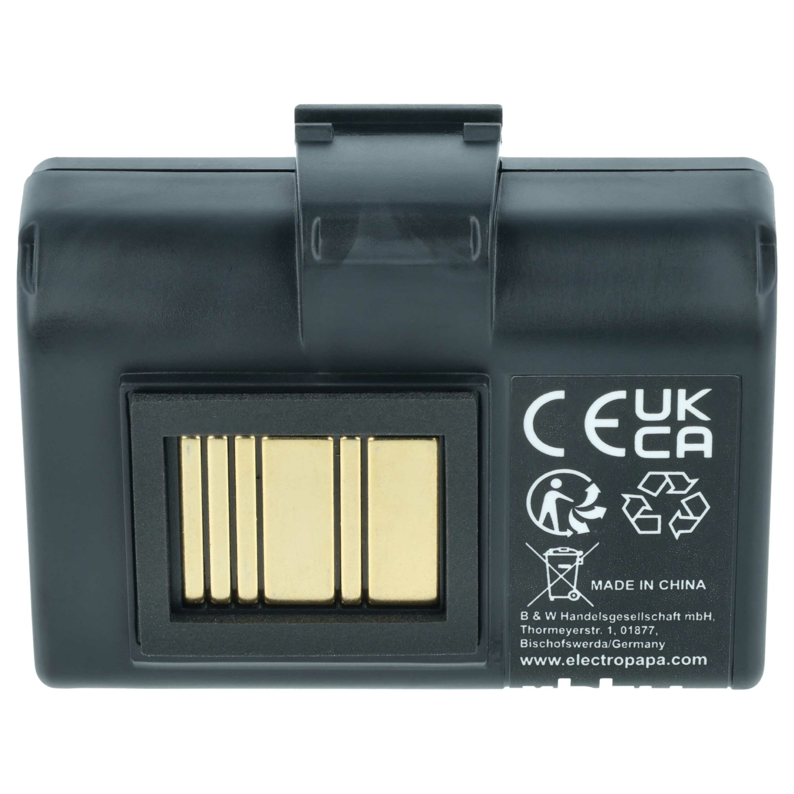 Bateria vhbw 2x para Impressora Zebra - Substitui AT16004, BTRY-MPP-34MA1-01, BTRY-MPP-34MAHC1-01 - 2600 mAh 7.4 V Li-Ion - Image 3