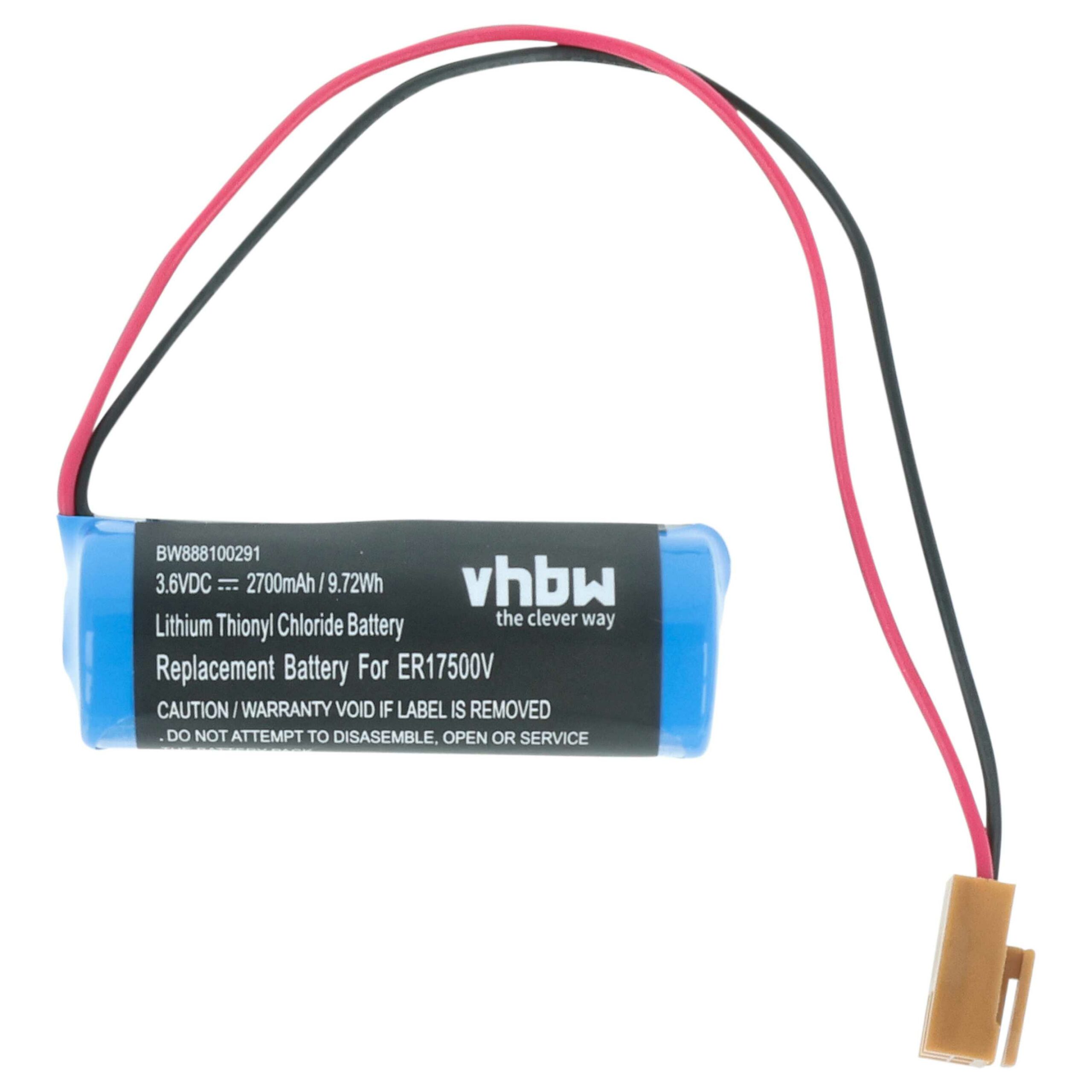 Bateria vhbw ER17/33 para Controlador CNC 5x - 2700 mAh 3.6V Li-MnO2 - Image 3