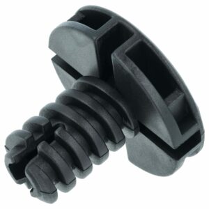 Pé Ajustável vhbw para AEG 1490004288, Zanussi, Electrolux e outros - 3.5 cm, Preto