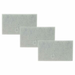 Pack 3x Filtros de Exaustão para Aspirador Philips CP1102/01 vhbw