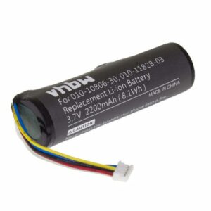 Bateria vhbw para Coleira Eletrónica Garmin - 2200 mAh 3.7V Li-Ion