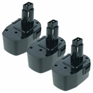 3x Bateria vhbw 14.4V 1500mAh NiMH para Dewalt DE9038, DC9091, DE9092, DE9091, DE9094