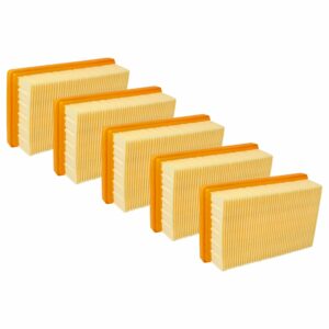 5x Filtro plissado para Kärcher KFI 4410, 2.863-005.0 - vhbw
