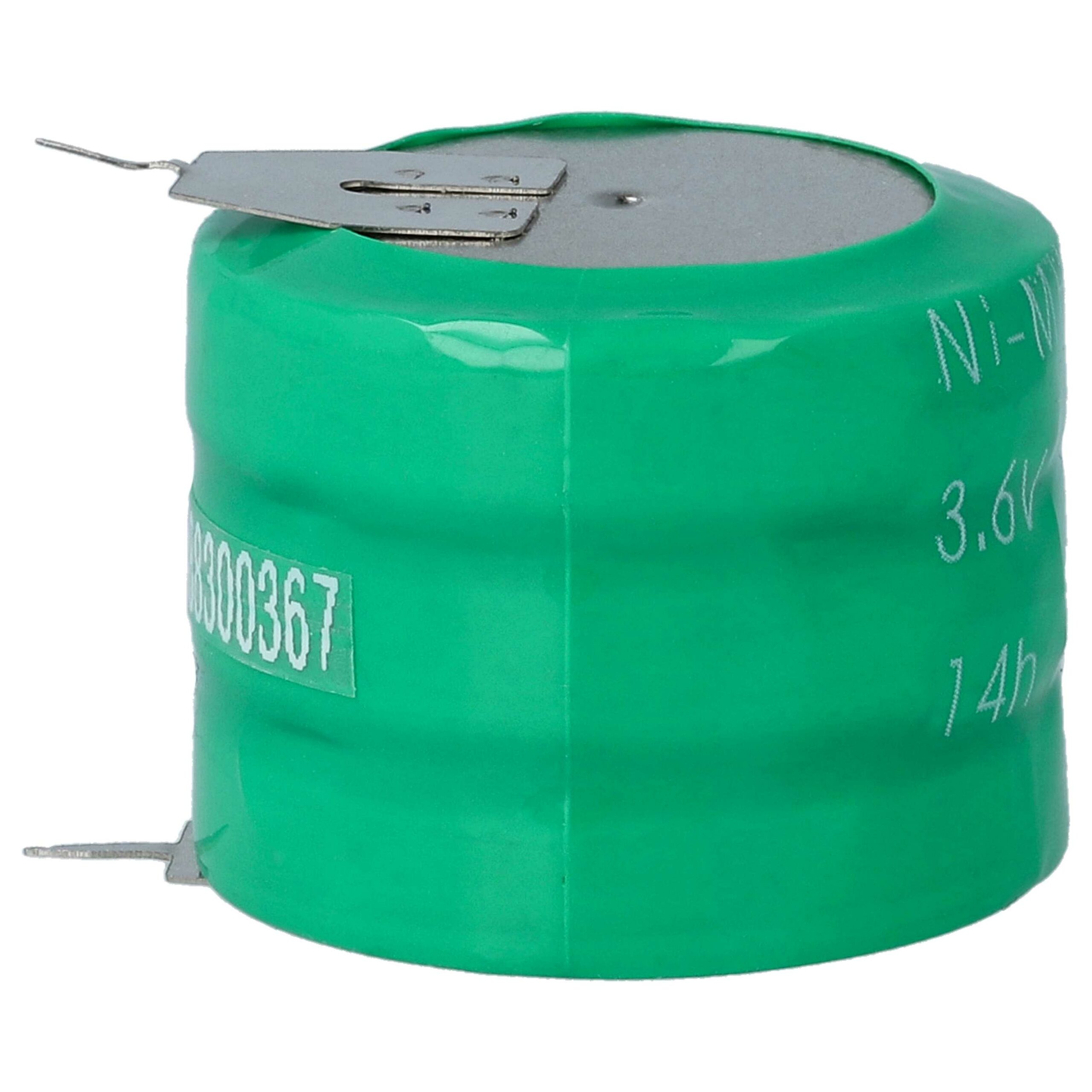 Pack 10x Pilhas Recarregáveis Tipo V250H NiMH 3.6V 250mAh vhbw para Lâmpadas Solares e Modelismo - Image 4
