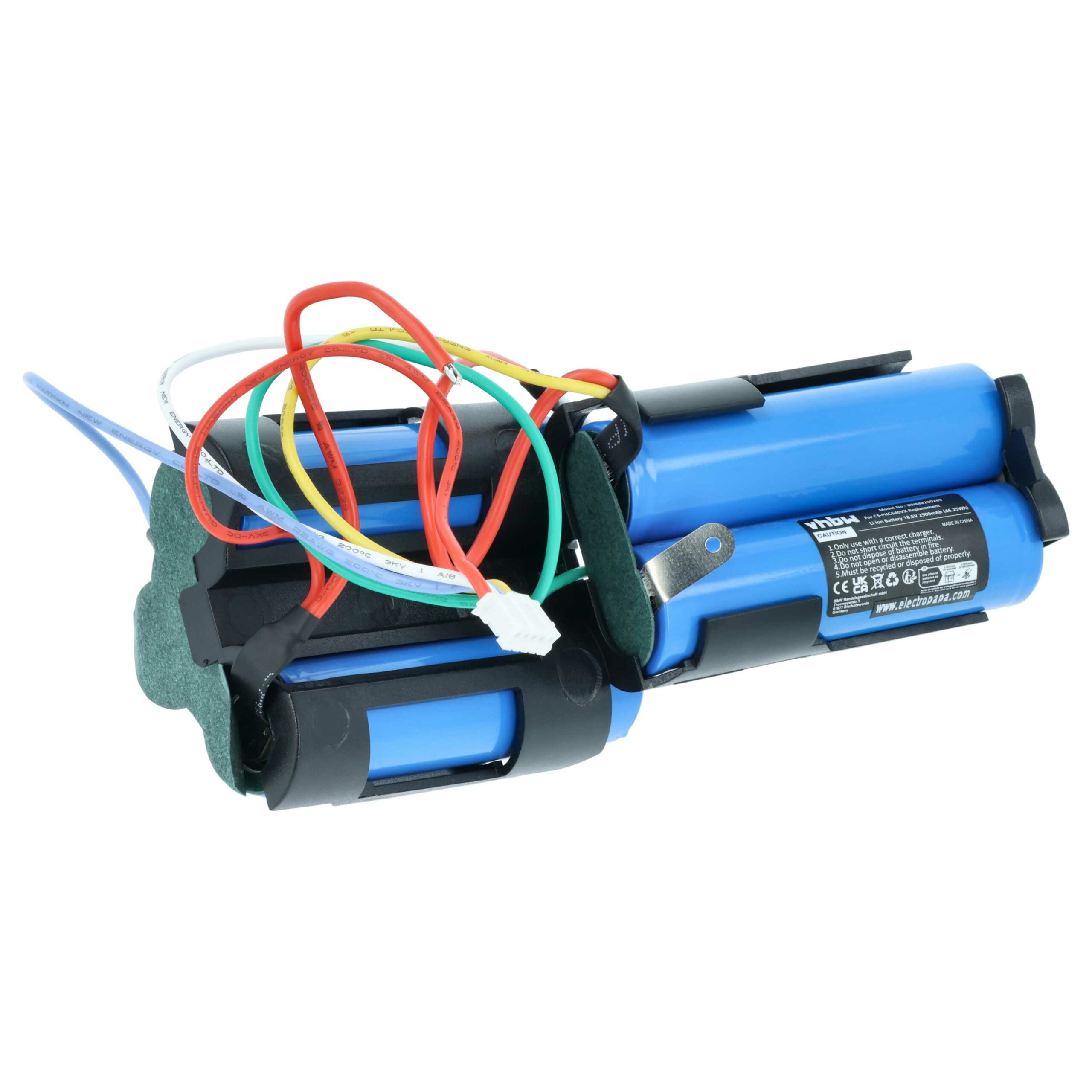 Bateria vhbw para Philips 5ICR19/65 - 2500mAh, 18.5V, Li-Ion