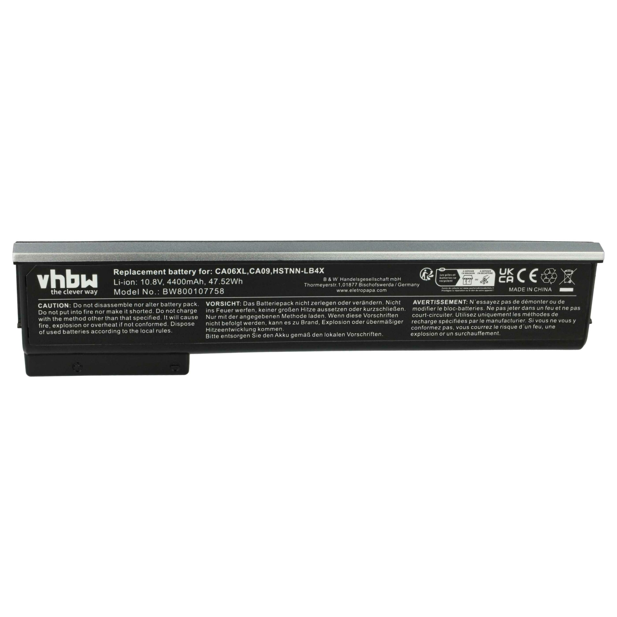 Bateria para Portátil HP 718676-121, 718675-141, 718675-142, 718675-121 - 4400 mAh 10.8 V Li-Ion - Image 3