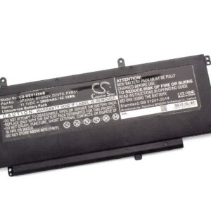 Bateria para Portátil Dell compatível com 0PXR51, PXR51, D2VF9, 0YGR2V - 3800 mAh 11.1 V Li-Ion