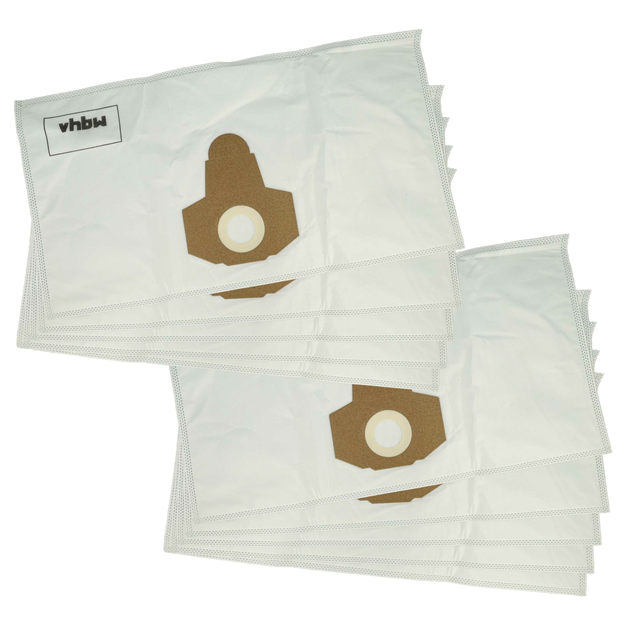 10x Sacos para Aspirador que substituem Einhell 23.421.30 para Aspiradores Parkside - poliéster/microfibra
