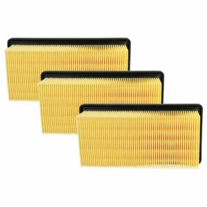 Filtro plissado em papel vhbw 3x para aspirador Kärcher (substitui 6.414-971.0)