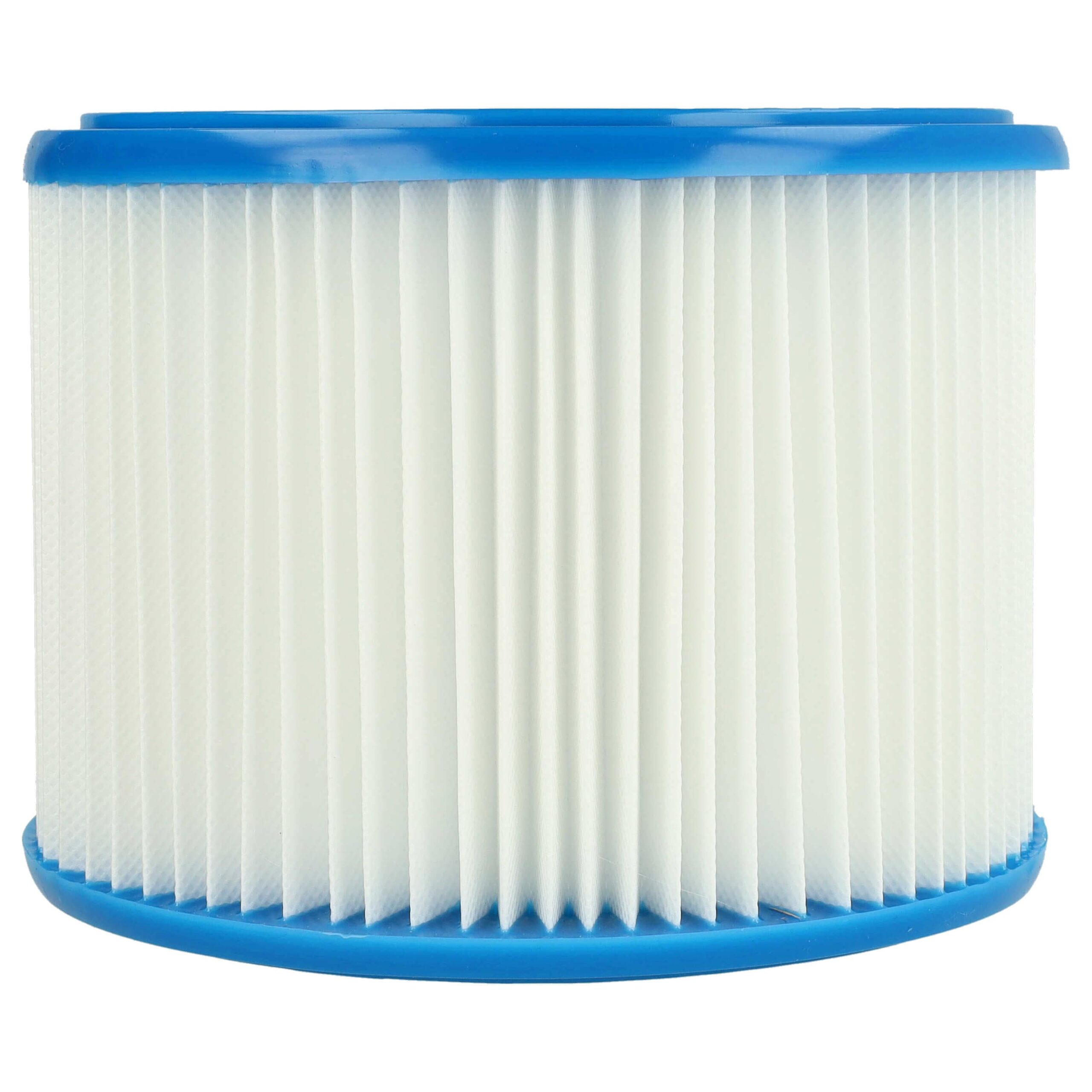 10x Filtro Redondo de Substituição vhbw para Bosch 2607432024 e Aspiradores Compatíveis, Branco/Azul - Image 2