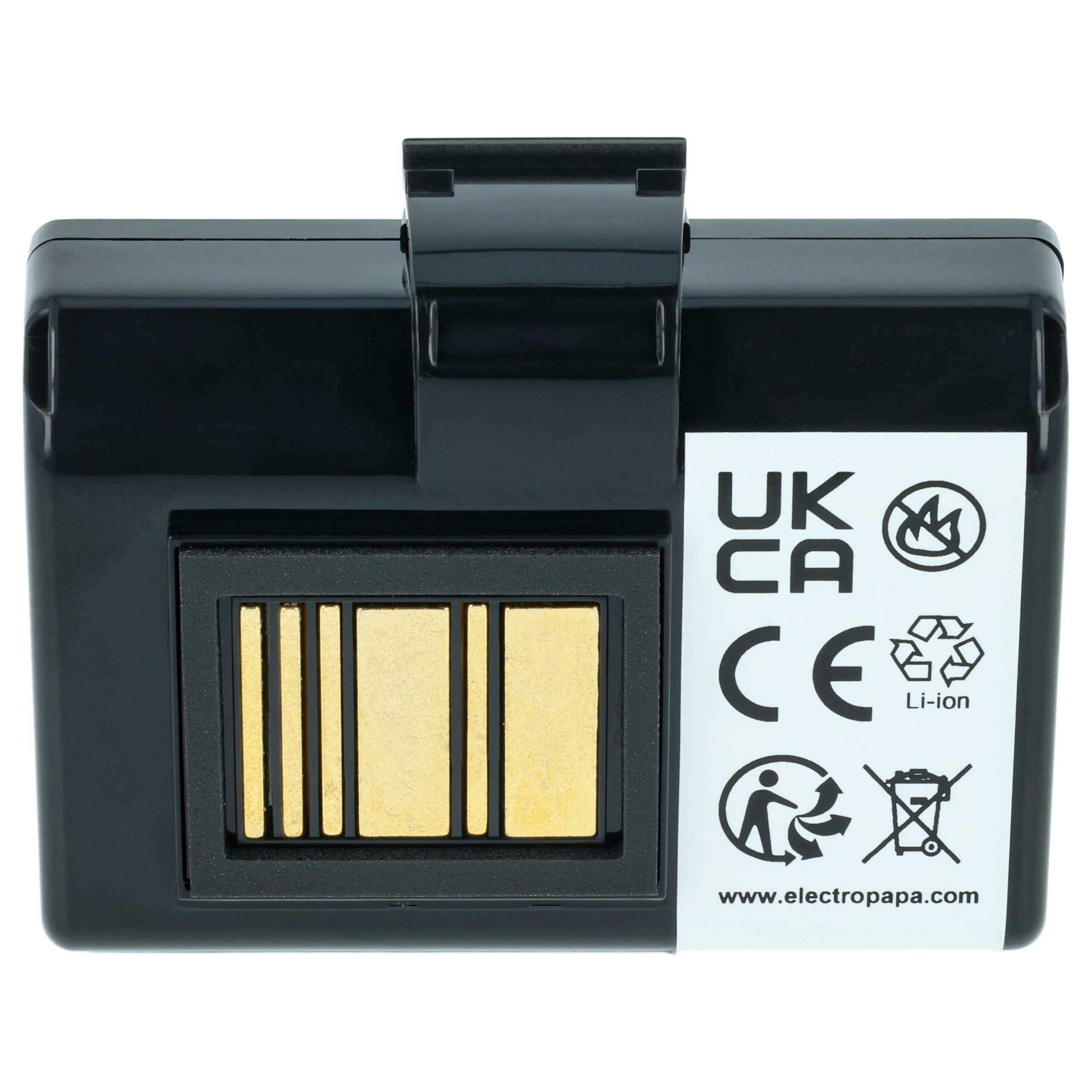 Bateria vhbw 2x para Impressoras Zebra BTRY-MPP-34MAHC1-01, AT16004, BTRY-MPP-34MA1-01 - 3400 mAh 7.4 V Li-Ion - Image 3