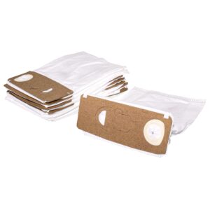10 Sacos para Aspirador vhbw compatível com Menalux 6971P Vorwerk - Microfibra