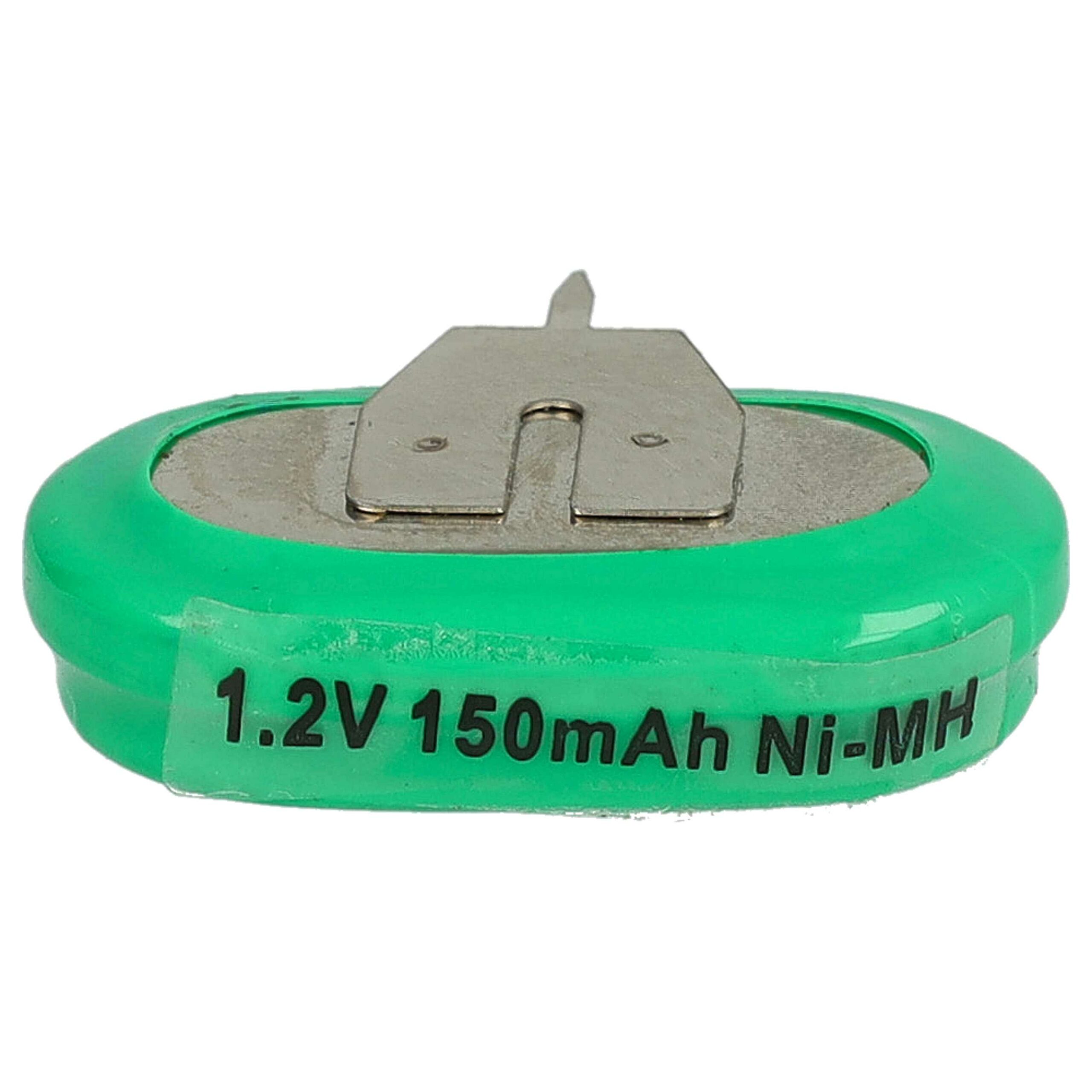 Bateria Recarregável Tipo 1/V150H 3 Pinos vhbw - 150 mAh 1.2V NiMH (Pack 5 unidades) - Image 4