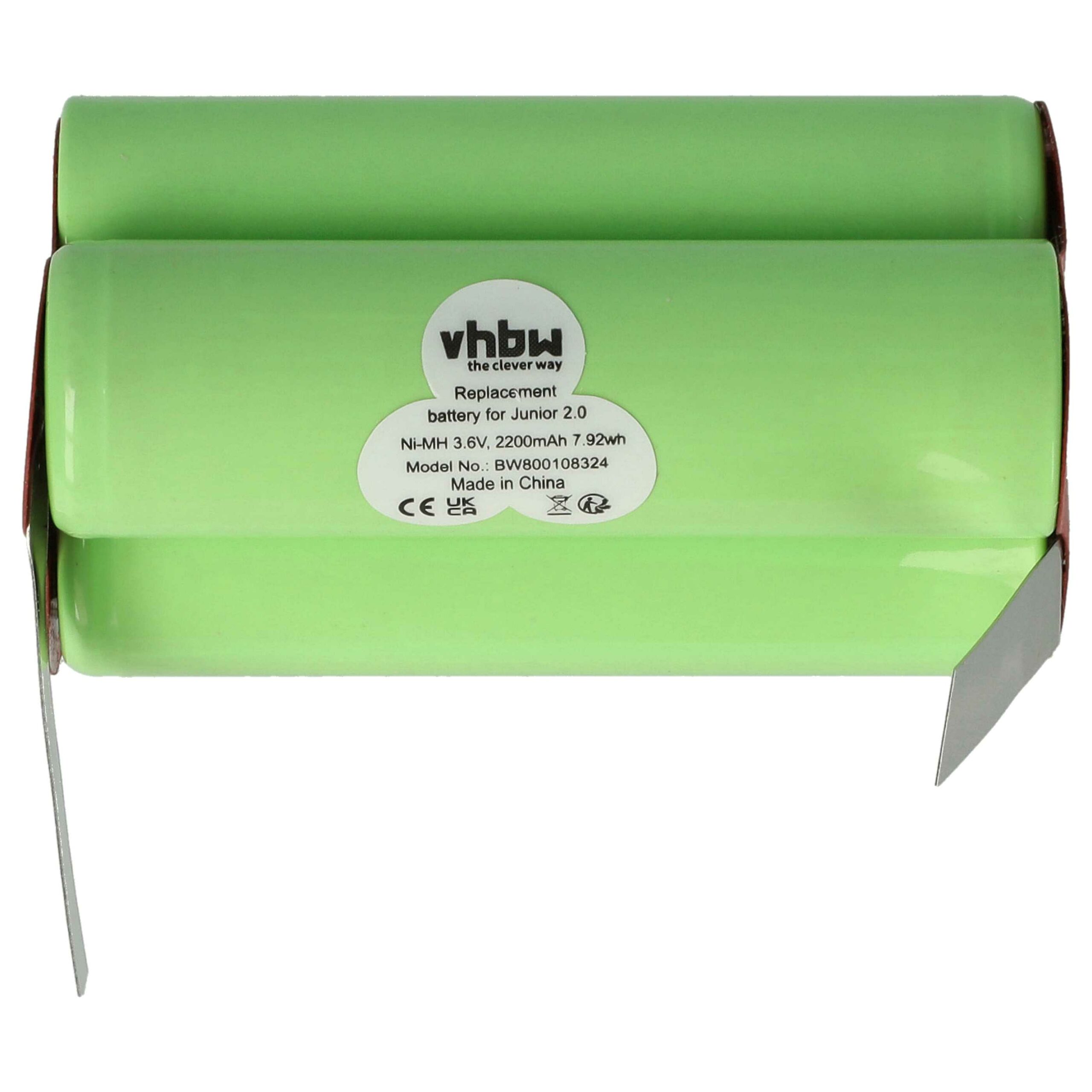 Bateria vhbw compatível com AEG/Electrolux Type 141 - 2000mAh, 3.6V, NiMH - Image 3