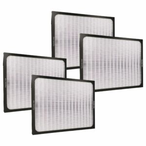 Conjunto de 4 Filtros de Ar para Blueair Classic 203 Slim, 203C, 205C, 210B - Filtro de Partículas vhbw