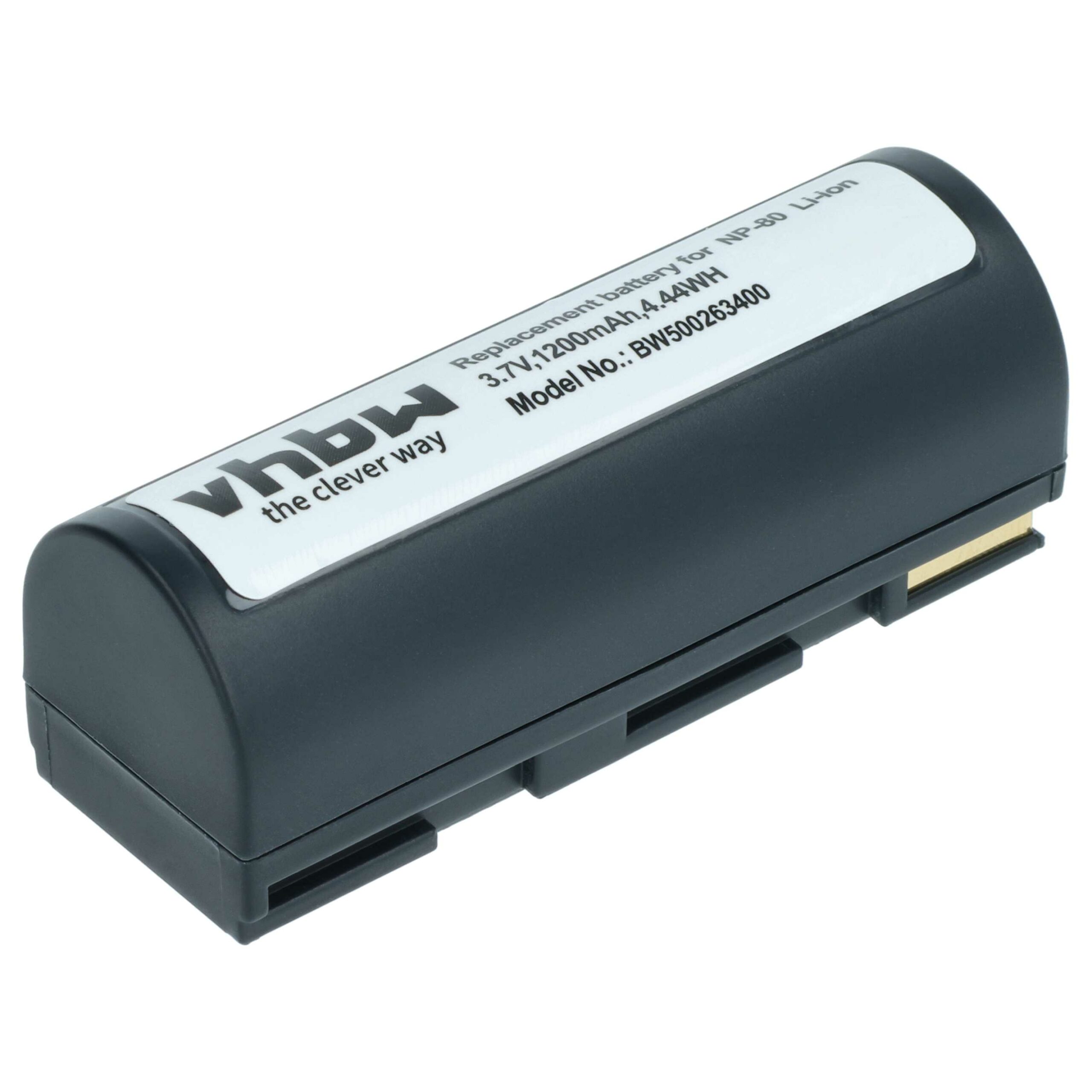 Bateria de substituição vhbw para Epson EU95 - 1200mAh, 3.7V, Li-Ion (Pack 2x) - Image 3