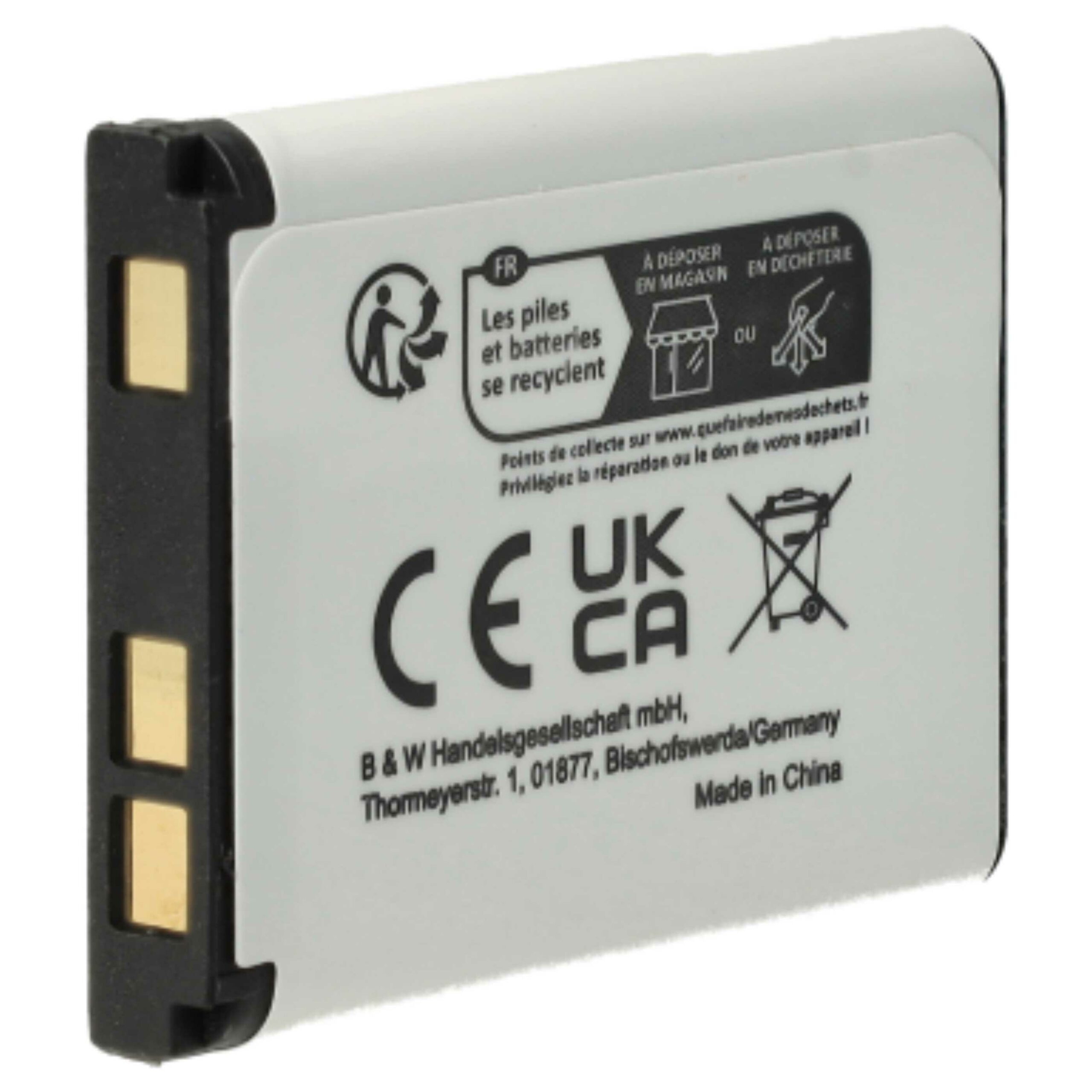 Pack 3x Bateria vhbw DLI216 - 600mAh, 3.7V, Li-Ion - Image 2