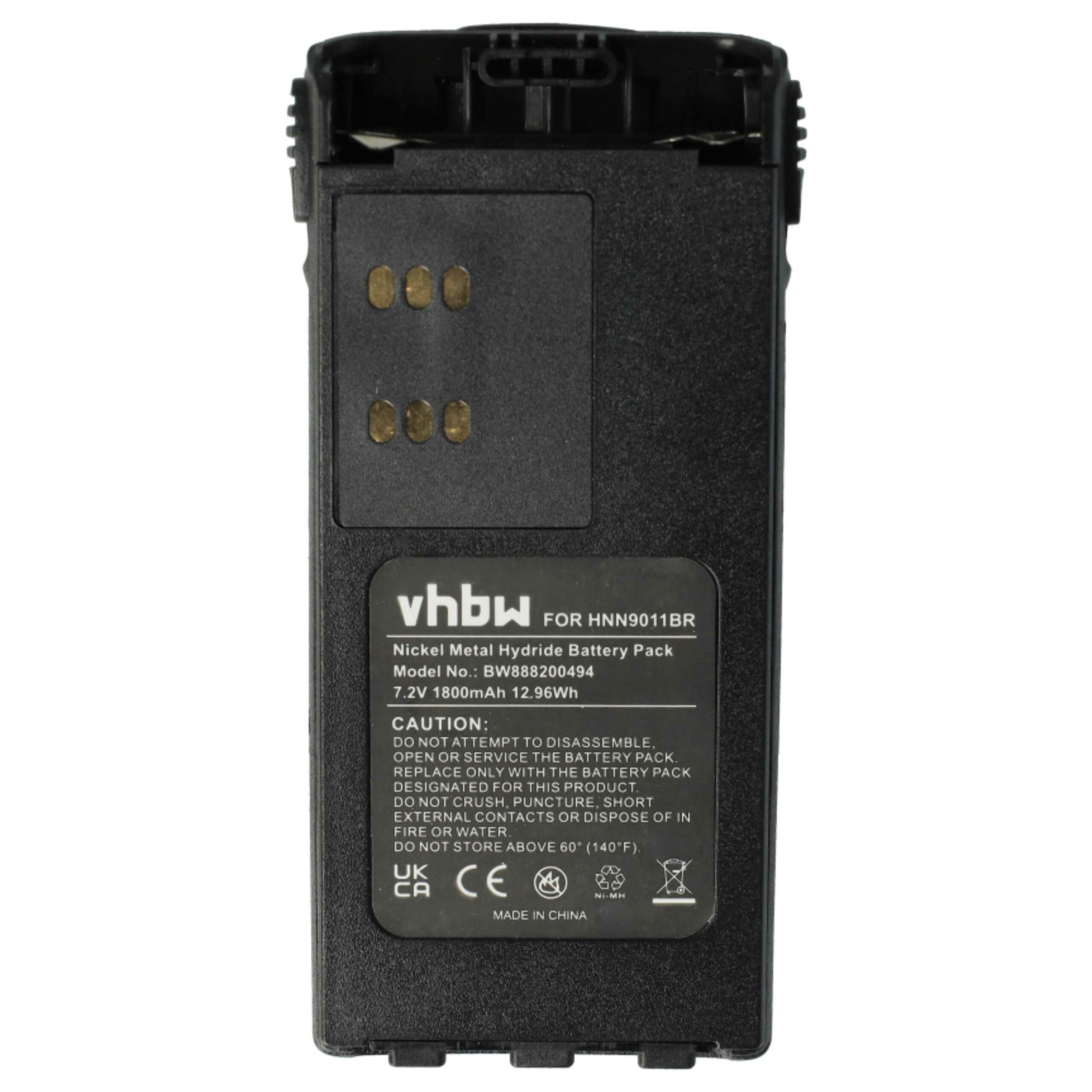 2x Bateria NiMH para Motorola GP320, GP340, GP360, GP380 - 1800 mAh 7.2 V + Clip de Cintura - Image 3