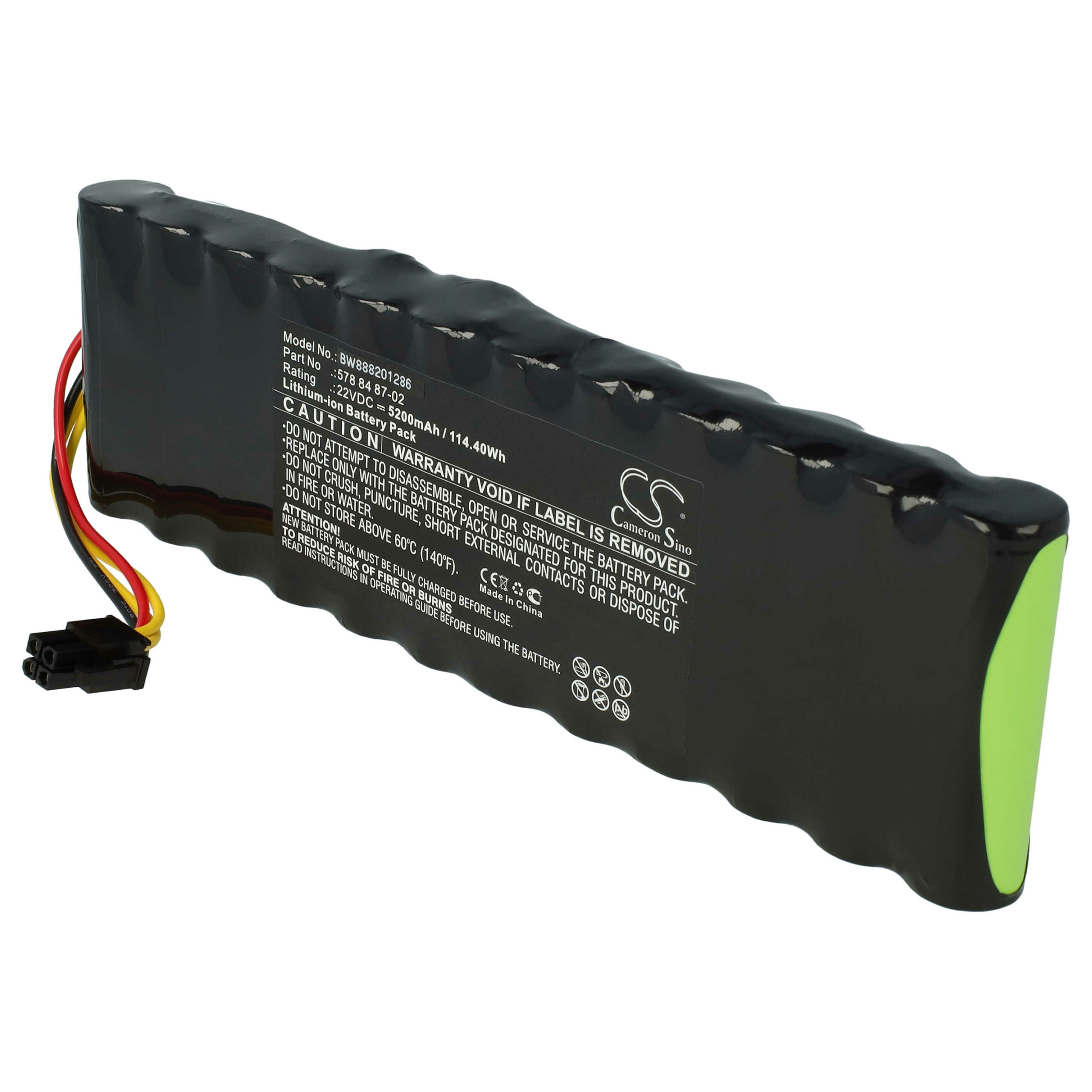 Bateria vhbw para Husqvarna 578 84 87-04, 578 84 87-03, 578 84 87-02, 578 84 87-01 - 5200 mAh 22.2 V Li-Ion - Image 3