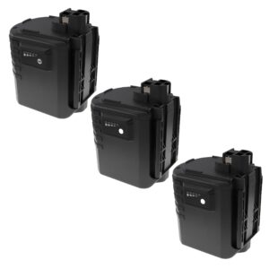 Pack 3x Bateria EXTENSILO para Bosch 24V 3300 mAh NiMH - Compatível 2607335082