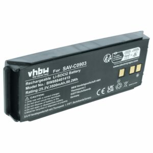 Bateria para Equipamento Médico vhbw compatível com Saver One SAV-C0903 - 3500 mAh 25.2 V Li-SOCl2