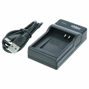 Carregador USB-C com Cabo para Baterias Canon CB-2LHE - vhbw 0.5 A