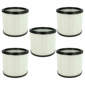Pack de 5 Filtros Cartucho vhbw para Aspiradores Einhell 2351110, Rowenta e compatíveis