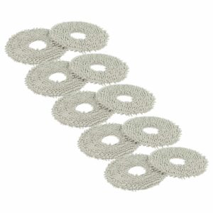 Jogo de Panos de Limpeza (10 Peças) Microfibra para Dreame Robot Vacuum - vhbw
