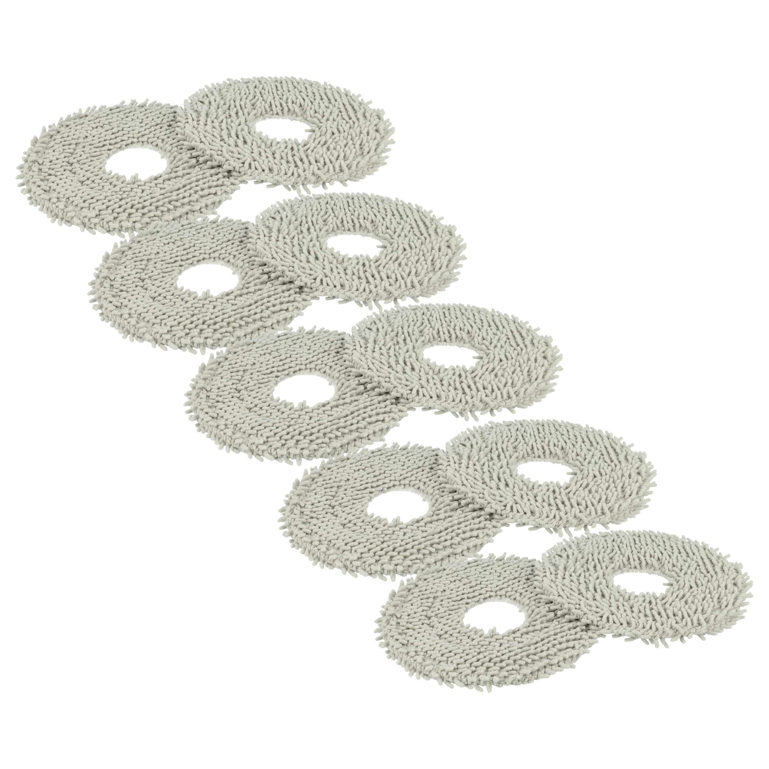 Jogo de Panos de Limpeza (10 Peças) Microfibra para Dreame Robot Vacuum - vhbw