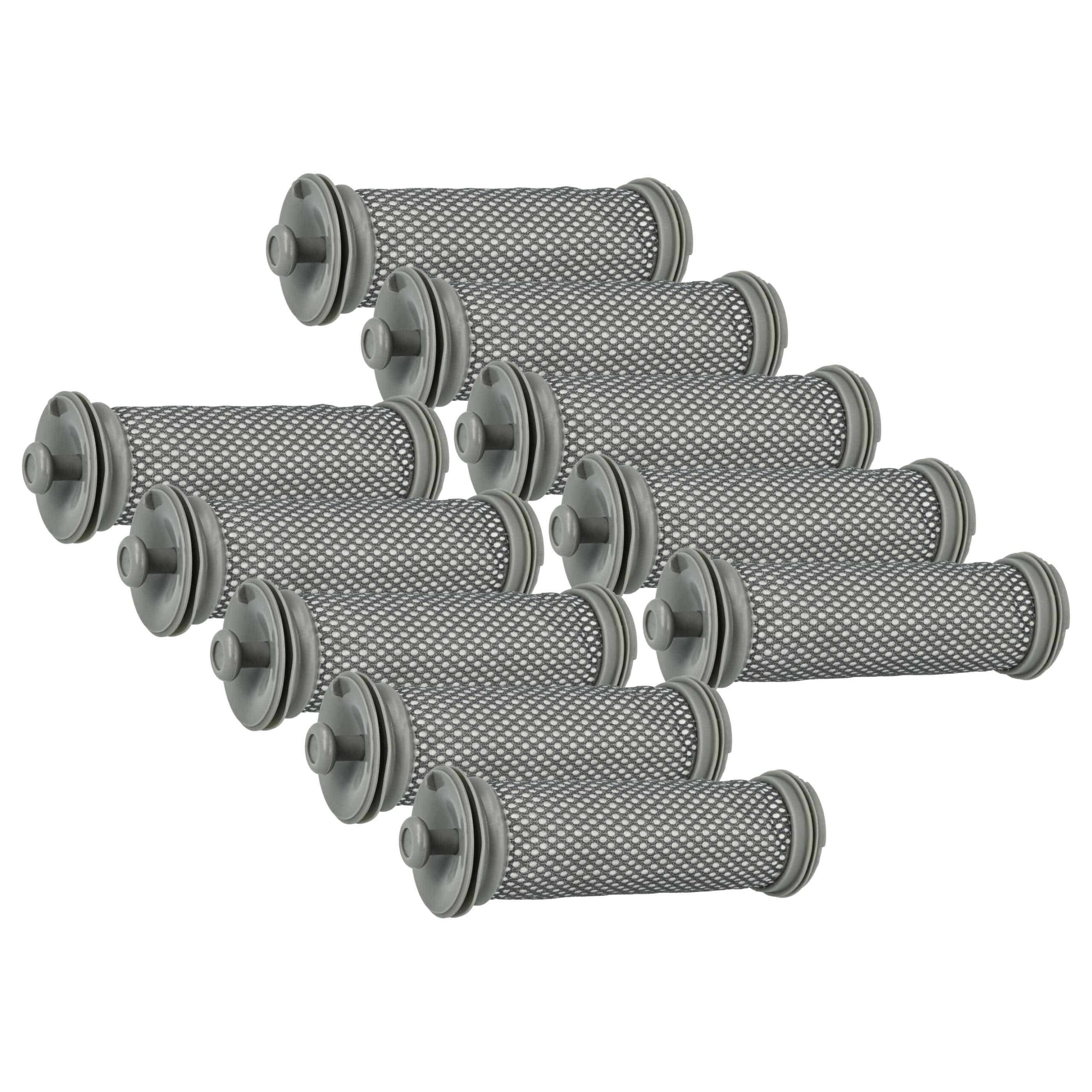 Pack 10x Filtro Motor de Entrada para Aspirador Kärcher 2.863-319.0 - vhbw