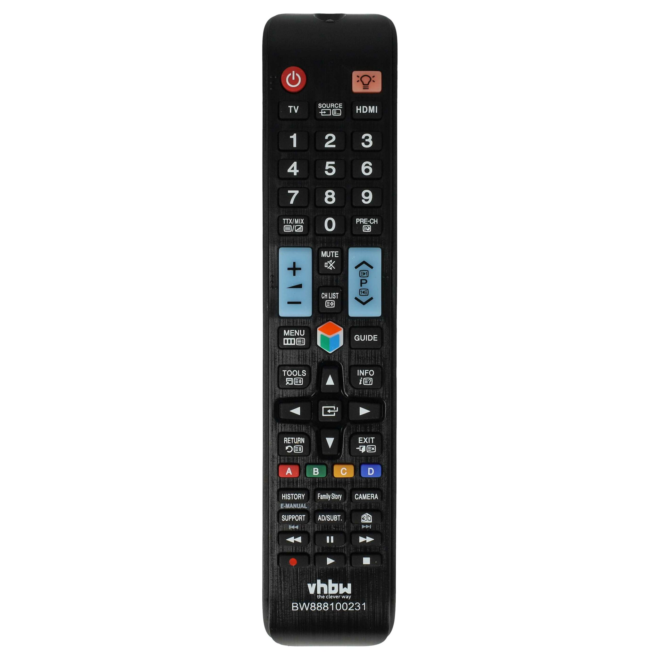 Comando Remoto vhbw compatível com Samsung AA59-00581A para TV Samsung - Image 3