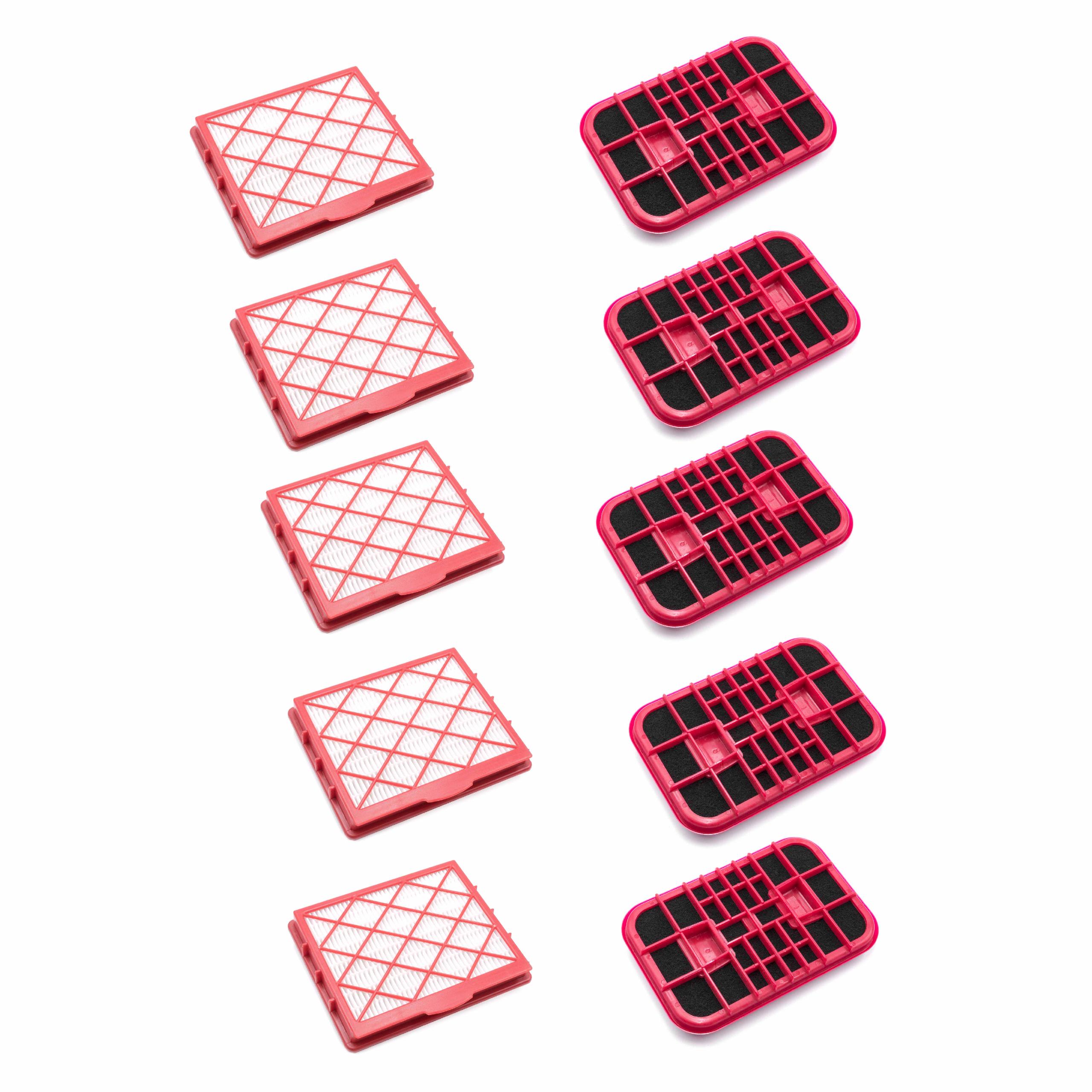 Conjunto de 10 Filtros para Aspirador Lux e Electrolux 1 Classic - vhbw - Image 3