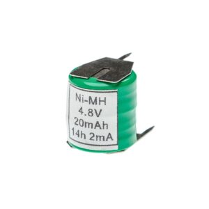 Bateria NiMH 4.8V 20mAh para Modelos de Radiocontrolo vhbw + 3 Conectores PCB