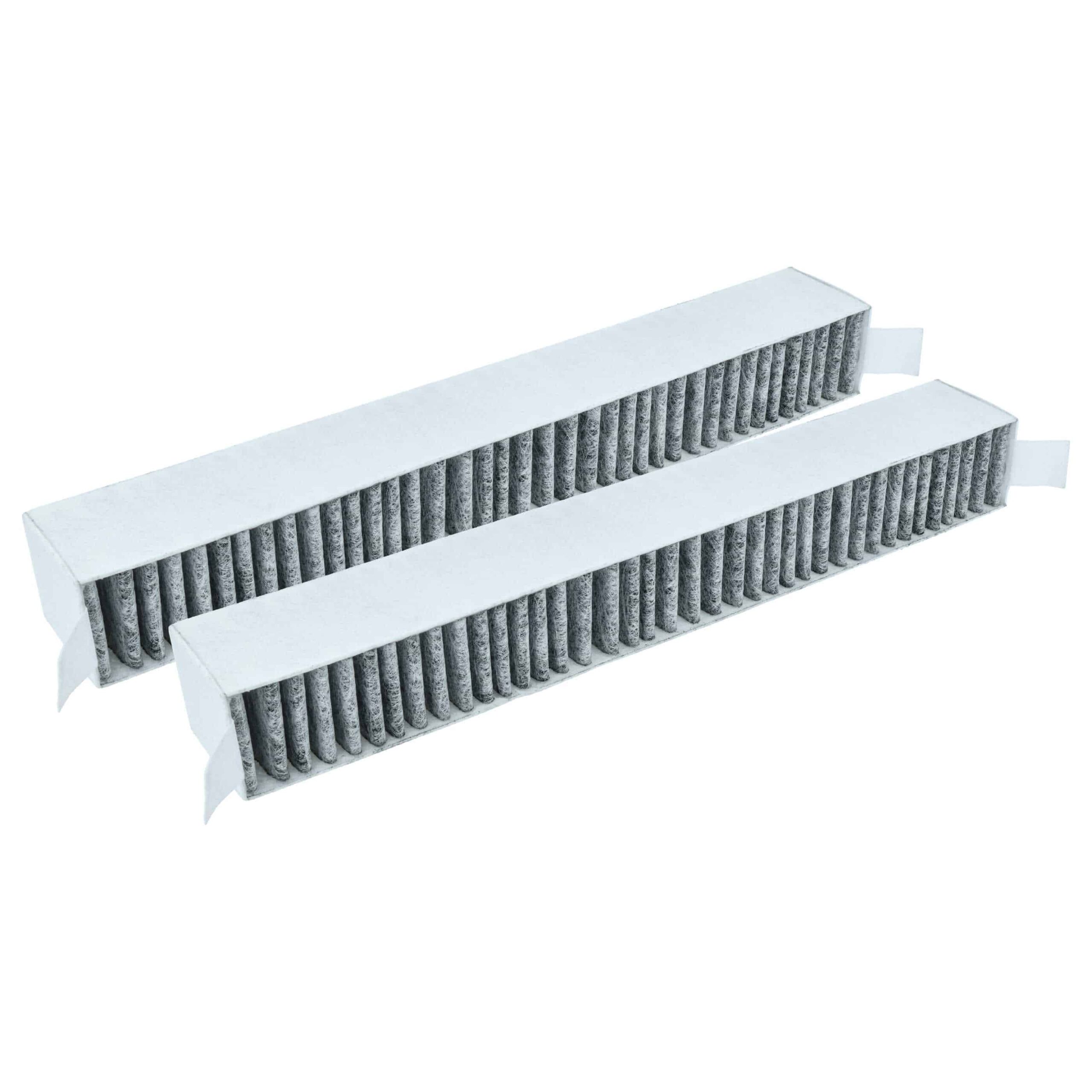 2x Filtro de Carvão Ativado Substituição para Miele 11662790, DKF 30-P