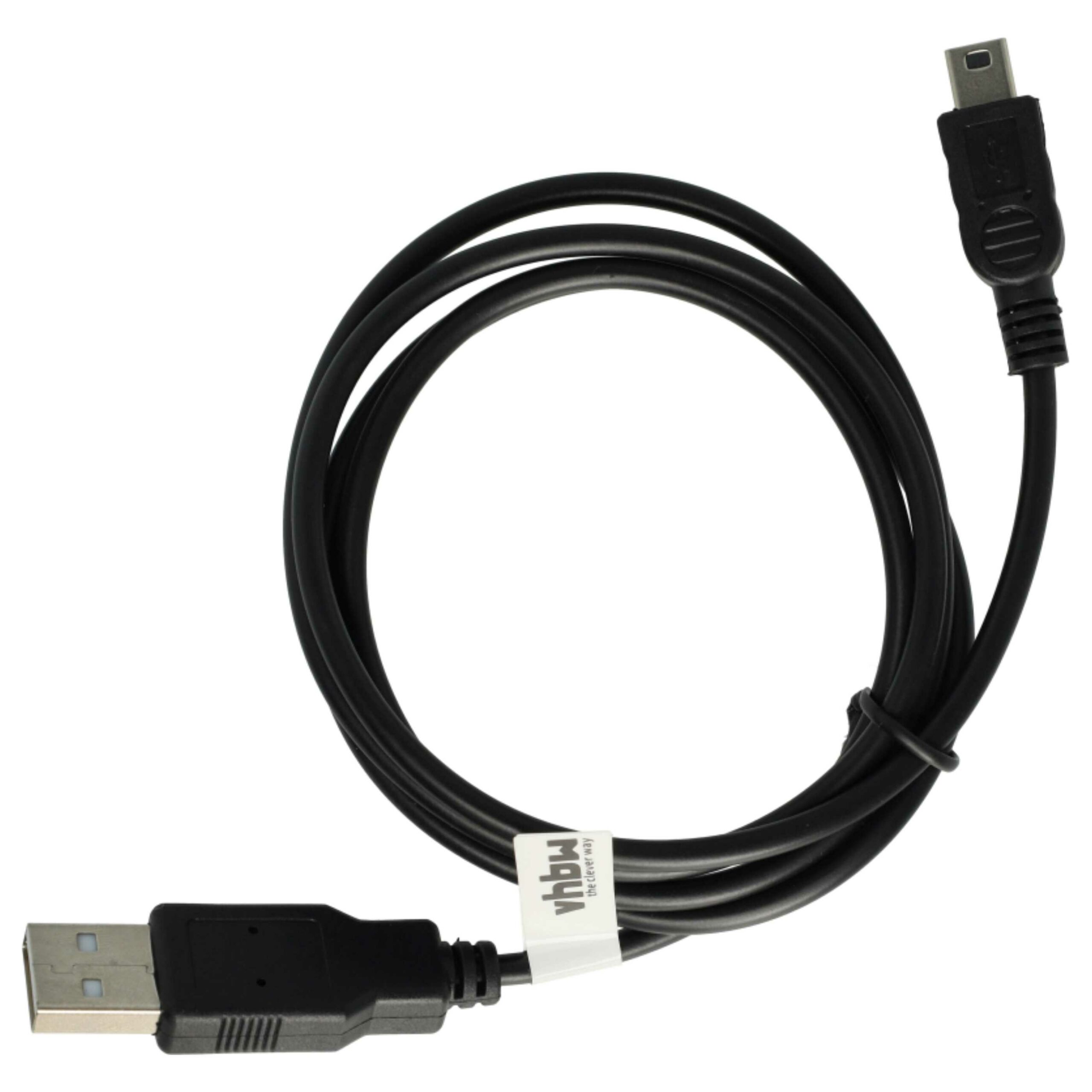 Cabo USB de Dados vhbw compatível com Nikon UC-E15, UC-E3, UC-E4, UC-E5 e outras câmaras - 9 cm