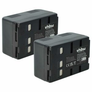 Bateria vhbw 4000 mAh para Câmaras Panasonic HHR-V211, VW-VBH10E, HHR-V212 - Pack 2 Unidades
