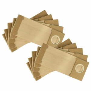 10x Filtro Turbo vhbw para Lixadora Orbital Metabo 4007430440211 - Sacos de Papel Dupla Camada